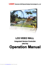 Shenzhen USER Special DispllayTechnollogies Co. P817W Operation Manual