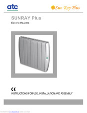 ATC SUNRAY PLUS Instruction For Use, Installation And Assembly
