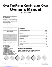 Maytag MV-1773MAB Owner's Manual