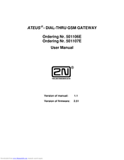 2N ATEUS 501106E User Manual