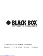 Black Box LE075A-R2 User Manual