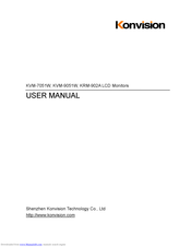 Shenzhen Konvision Technology Co. KVM-9051W User Manual