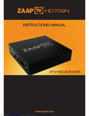 ZaapTV HD709N Instruction Manual