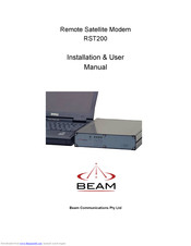 Beam RST200 Installation & User Manual