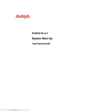 Avaya BCM450 Rls 6.0 Task Based Manual