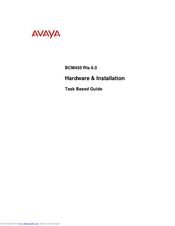 Avaya BCM450 Rls 6.0 Task Based Manual