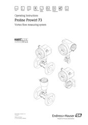 Endress+Hauser Proline Prowirl 73 Operating Instructions Manual