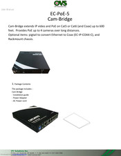 OV Solutions EC-PoE-5 User Manual