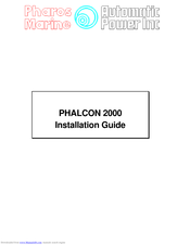 PHAROS MARINE PHALCON 2000 Installation Manual