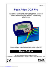 Peak Electronics Atlas DCA Pro User Manual