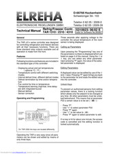ELREHA TAR 2310 Technical Manual