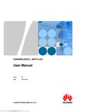 Huawei SUN2000-(25KTL, 30KTL)-US User Manual