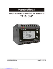 Sifam Tinsley Theta 30P Operating Manual