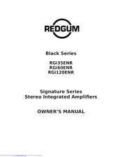 Redgum RGi60ENR Owner's Manual