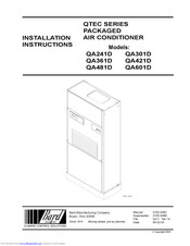 Bard QA301D Installation Instructions Manual