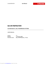 S-Access SA-4W-REPEATER User Manual