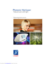 RJ Laser Photonic HairLaser Operating Instructions Manual