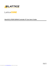 Lattice Semiconductor MachXO2 Series User Manual