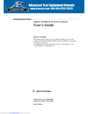 Agilent Technologies E5100B User Manual