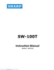 Sharp SW-100H Instruction Manual