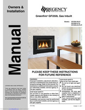 Regency Fireplace Products Greenfire GFi350L Owners & Installation