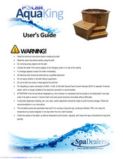 SpaDealers Polar AquaKing User Manual