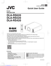 JVC DLA-RS520 Quick User Manual