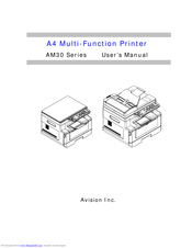 Avision AM30 Series User Manual