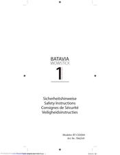 Batavia WOWSTICK BT-CSD004 Safety Instructions