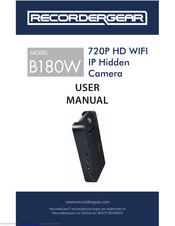 RecorderGear B180W User Manual
