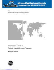 GE Transport PT878 Abridged Manual