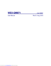 CJB WEX-QM871 User Manual