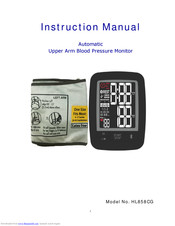 Health & Life HL858CG Instruction Manual