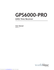 World Time Solutions GPS6000-PRO User Manual