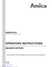 Amica AWDI914GJ Operating Instructions Manual