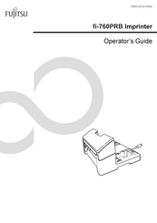 Fujitsu fi-760PRB Operator's Manual