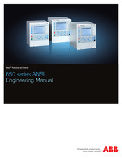 ABB Relion 650 series ANSI Engineering Manual