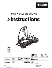 Thule VeloSpace 917 Instructions Manual