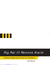 BW Technologies Rig Rat III User Manual