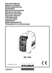 Dolmar GE-1100 Instruction Manual