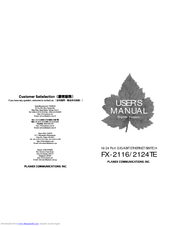 Planex FX-2124TE User Manual