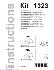 Thule 1323 Instructions Manual