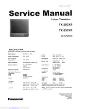 Panasonic TX-28CK1 Service Manual
