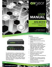 AVGear AVG-SC51D User Manual