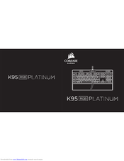 Corsair K95 Rgb Platinum Manuals Manualslib