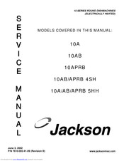 Jackson MSC 10AB 4SH Service Manual