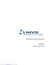 Nivis RF-P9-06-01-01 User Manual