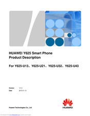 Huawei Y625-U32 Product Description