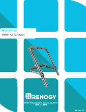 Renogy MTS-SP100 Important Safety Instructions Manual