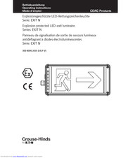 Eaton EXIT N Series Operating Instructions Manual